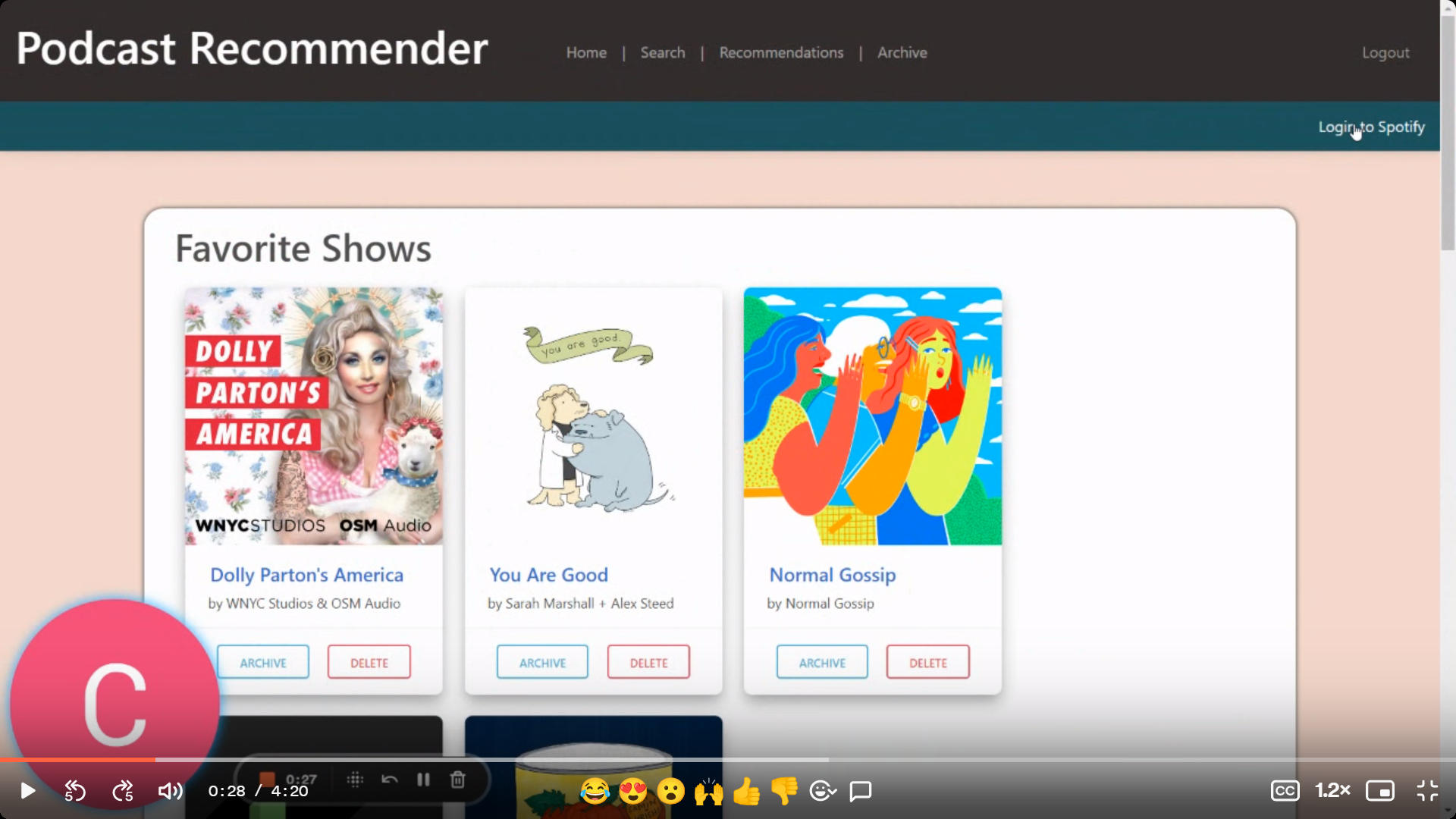 podcast recomender project thumbnail